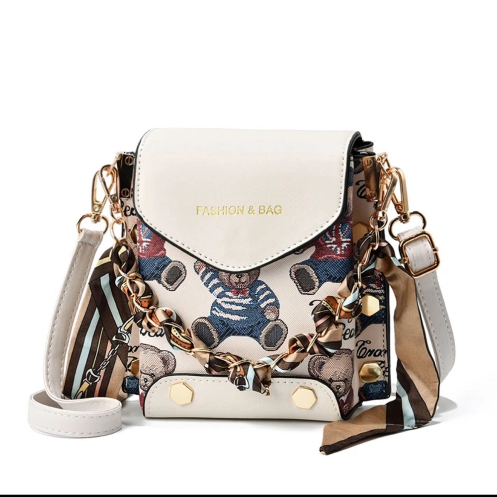 Teddy Bear Fashion Bag- New!